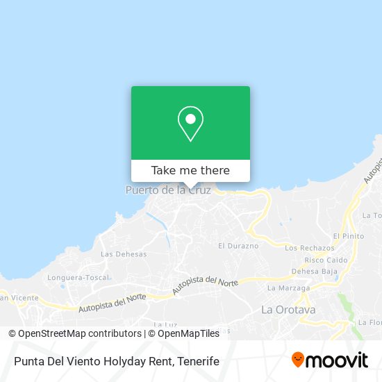 mapa Punta Del Viento Holyday Rent