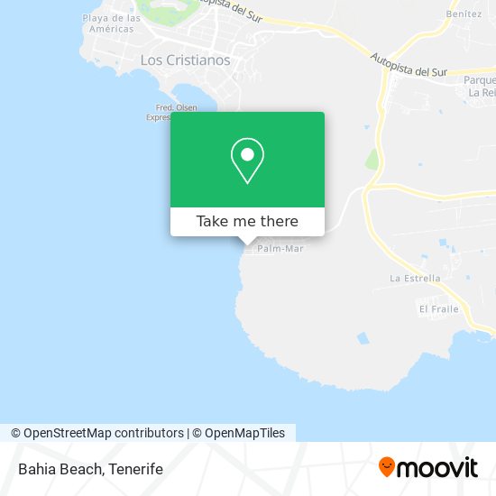 Bahia Beach map