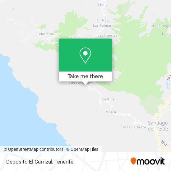 mapa Depósito El Carrizal