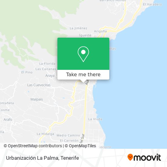 Urbanización La Palma map