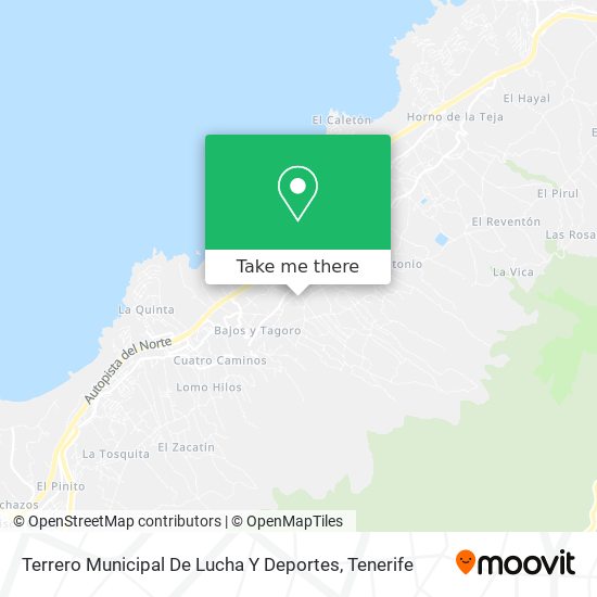 Terrero Municipal De Lucha Y Deportes map