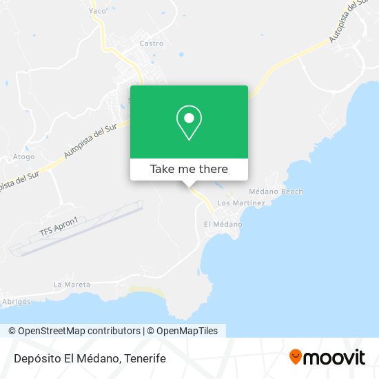 Depósito El Médano map