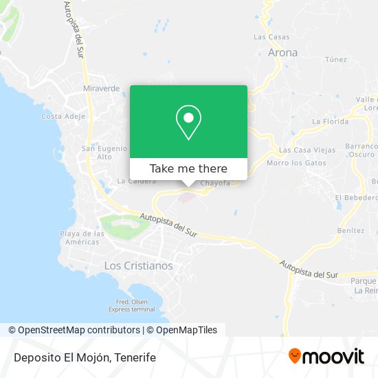 Deposito El Mojón map