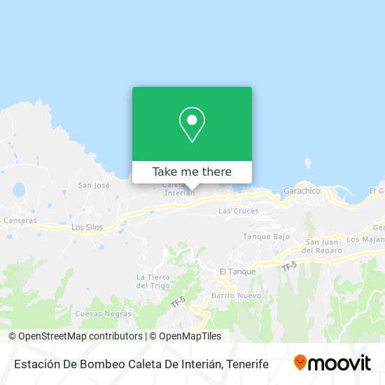 mapa Estación De Bombeo Caleta De Interián