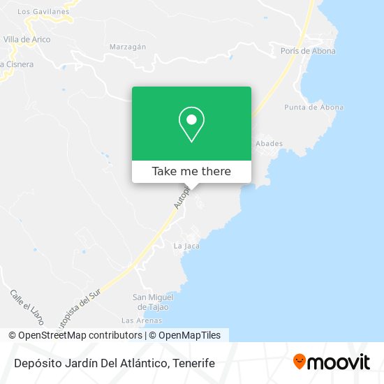 Depósito Jardín Del Atlántico map