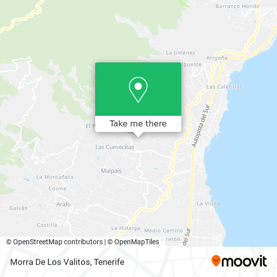 mapa Morra De Los Valitos