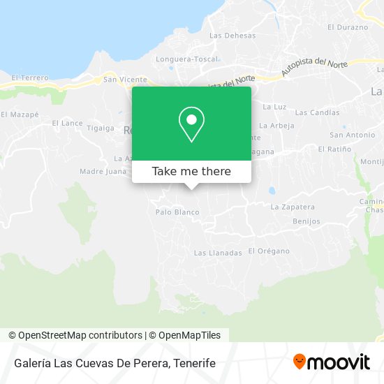 mapa Galería Las Cuevas De Perera