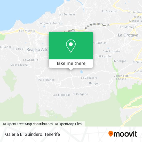 Galería El Guindero map