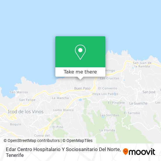 Edar Centro Hospitalario Y Sociosanitario Del Norte map