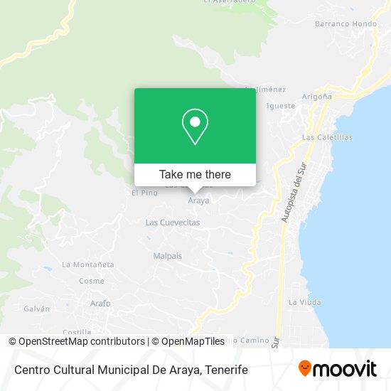 Centro Cultural Municipal De Araya map