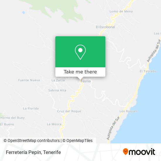 Ferretería Pepín map