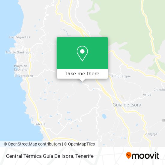 Central Térmica Guía De Isora map