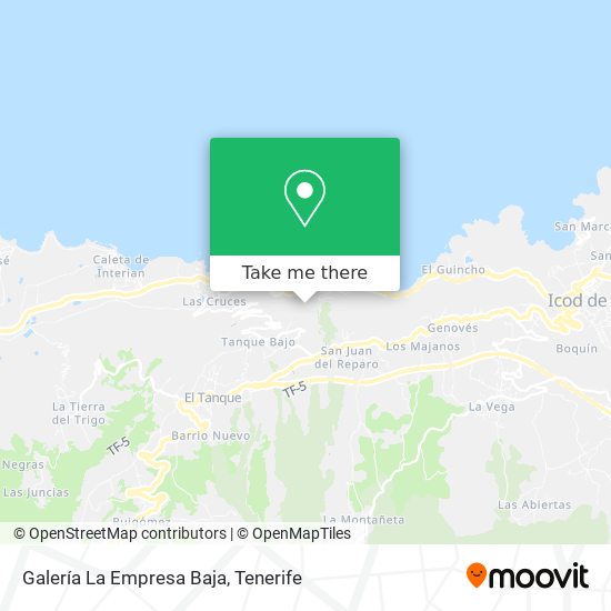 Galería La Empresa Baja map