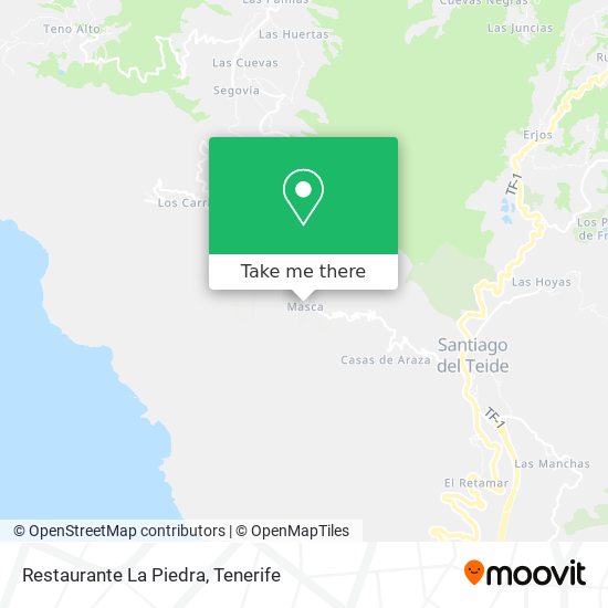 mapa Restaurante La Piedra