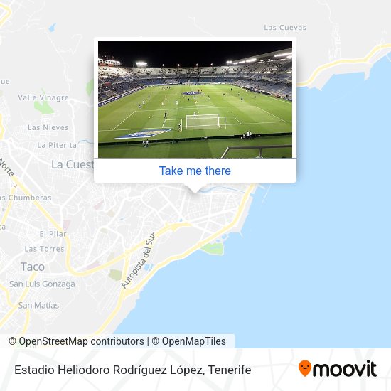 Estadio Heliodoro Rodríguez López map