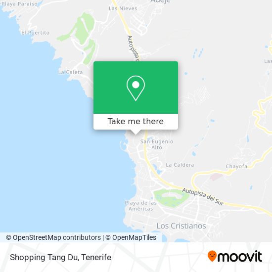 mapa Shopping Tang Du