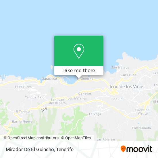 Mirador De El Guincho map
