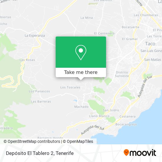 mapa Depósito El Tablero 2