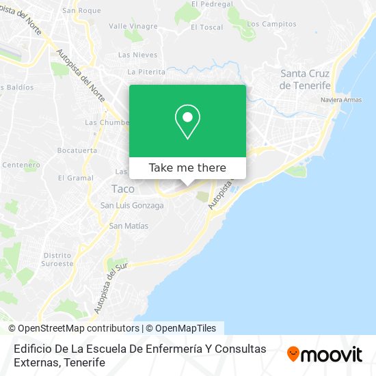 Edificio De La Escuela De Enfermería Y Consultas Externas map