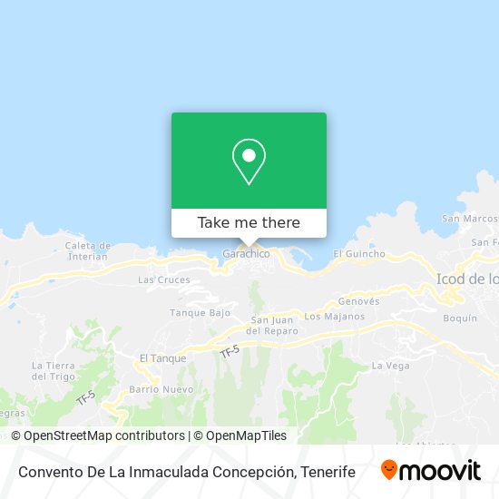 Convento De La Inmaculada Concepción map