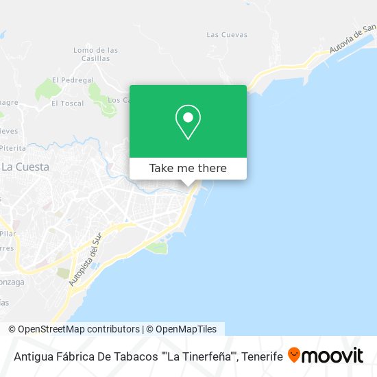 Antigua Fábrica De Tabacos ""La Tinerfeña"" map