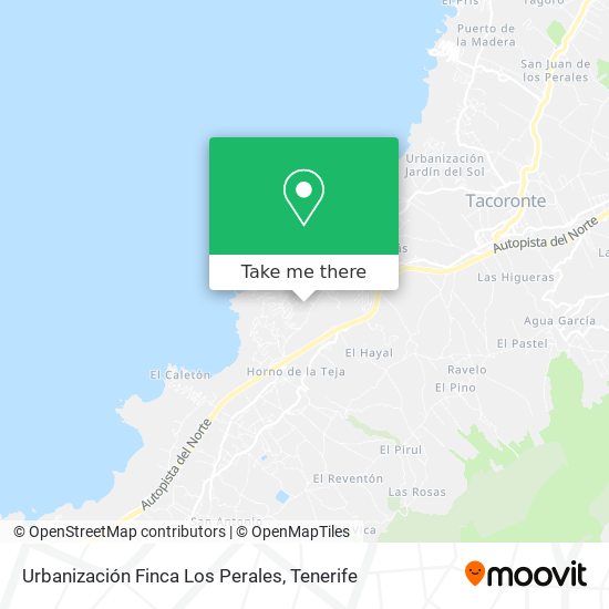 Urbanización Finca Los Perales map