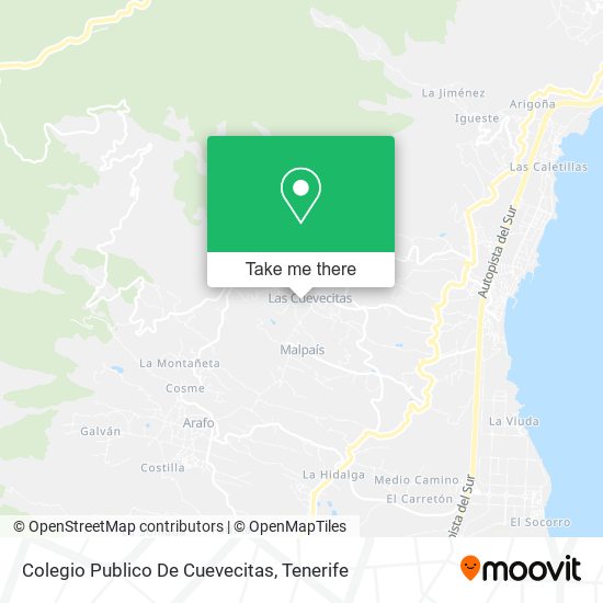 Colegio Publico De Cuevecitas map