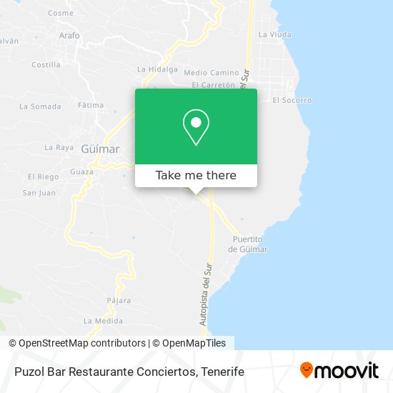 Puzol Bar Restaurante Conciertos map