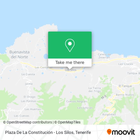 Plaza De La Constitución - Los Silos map