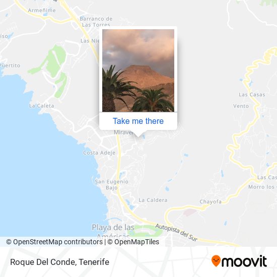 Roque Del Conde map