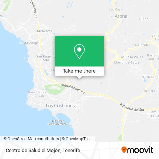 Centro de Salud el Mojón map