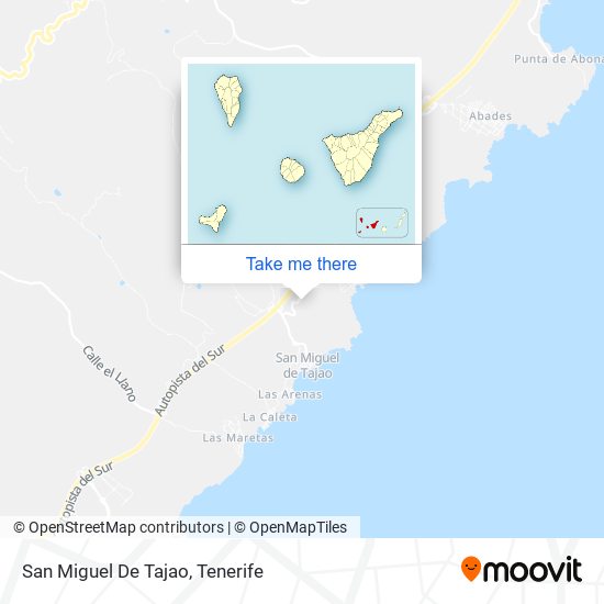 San Miguel De Tajao map