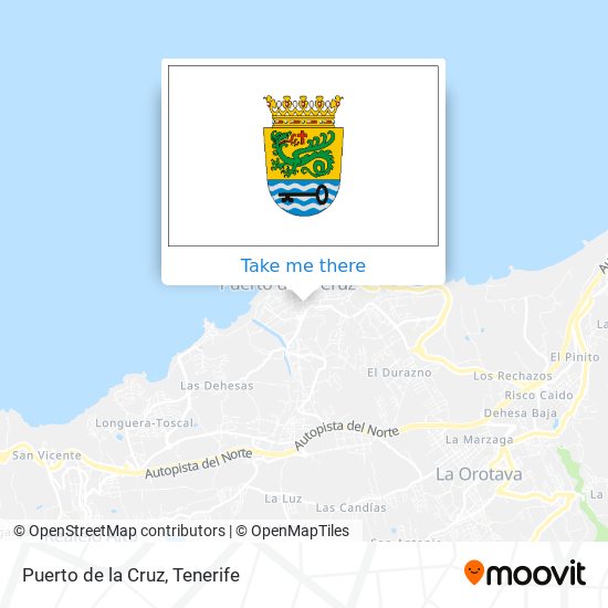 Puerto de la Cruz map
