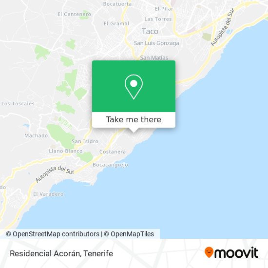 Residencial Acorán map