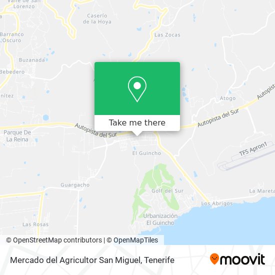 Mercado del Agricultor San Miguel map