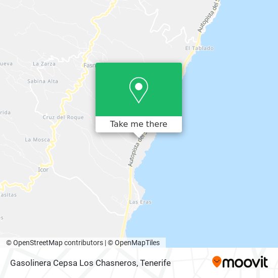Gasolinera Cepsa Los Chasneros map