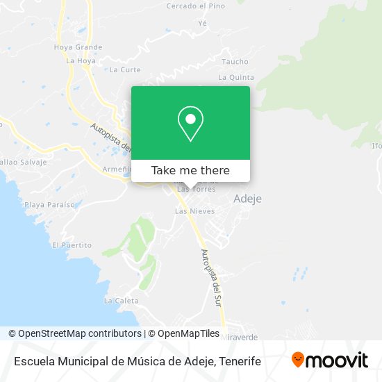 Escuela Municipal de Música de Adeje map