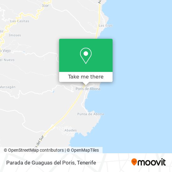 Parada de Guaguas del Poris map