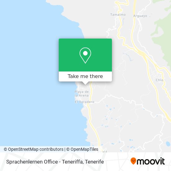 mapa Sprachenlernen Office - Teneriffa