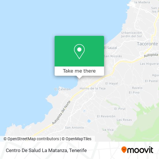 Centro De Salud La Matanza map