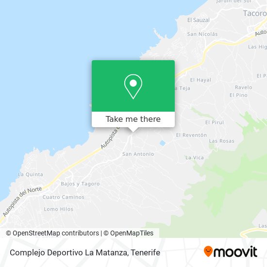 Complejo Deportivo La Matanza map