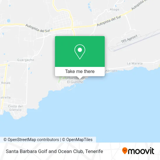Santa Barbara Golf and Ocean Club map