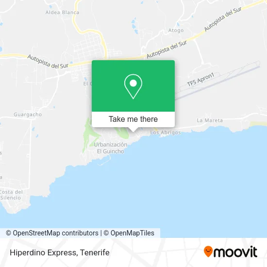 Hiperdino Express map