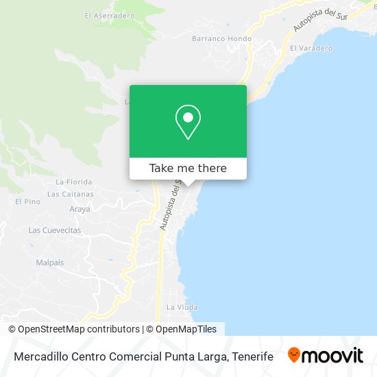 mapa Mercadillo Centro Comercial Punta  Larga