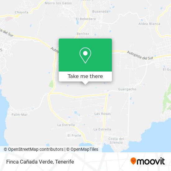 Finca Cañada Verde map