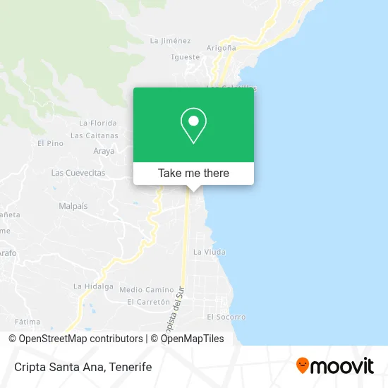 Cripta Santa Ana map