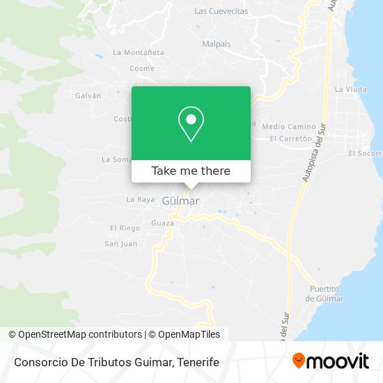 Consorcio De Tributos Guimar map