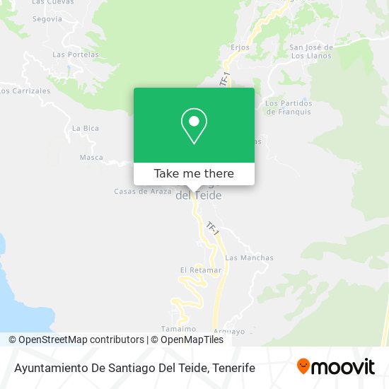 Ayuntamiento De Santiago Del Teide map