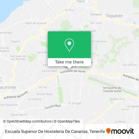 Escuela Superior De Hostelería De Canarias map