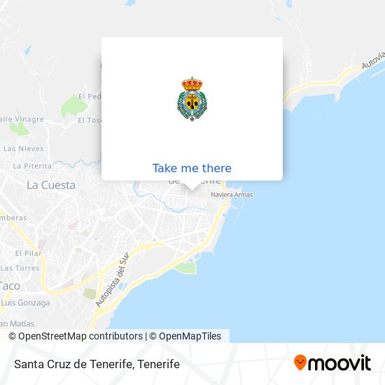 Santa Cruz de Tenerife map